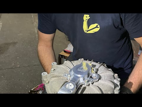 Tesla Model S LDU Large Drive Unit Coolant delete, leaking, new manifold