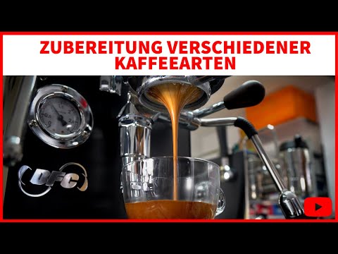 Wie bereite ich Espresso, Ristretto, Cappuccino, Kaffeecrema und Americano zu? Schauen Sie hier zu!