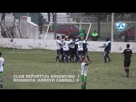 CLUB DEP. ARGENTINO 1 _ RIVADAVIA A. CABRAL 0