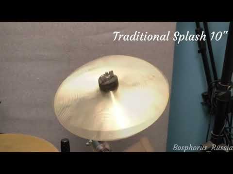 BOSPHORUS Traditional Splash 10" sound demo!