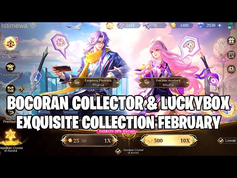 BOCORAN SKIN COLLECTOR & LUCKYBOX FEBRUARY - TIPS HEMAT DAPAT 2 SKIN VALENTINE LANCE & ODETTE