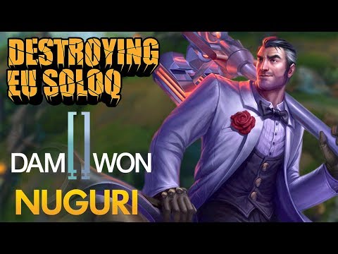 Destroying EU SoloQ: Damwon Nuguri - Jayce Top Lane - KDA 14/4/12