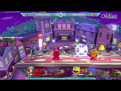 Sink or Swim 48 Losers Quarters - The Biscuit King (Link) vs V3|RaveRemix (Pac-Man)