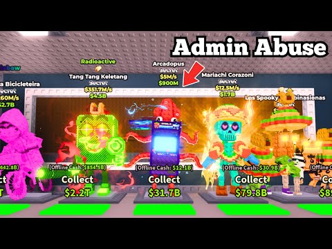 I TRIED STEALING DURING ADMIN ABUSE AND GOT INSANE BRAINROTS | STEAL A BRAINROT