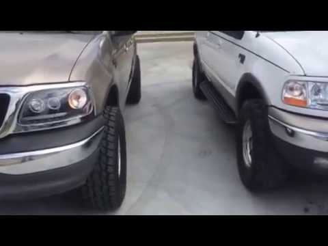 Ford F-150 2wd with 3.5 in lift vs stock 4x4 with no lift