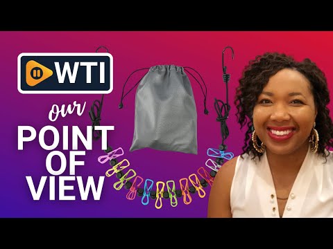 Retractable Portable Clothesline for Travel,Clothing line with 12 Clothes Clips - WTI product video review