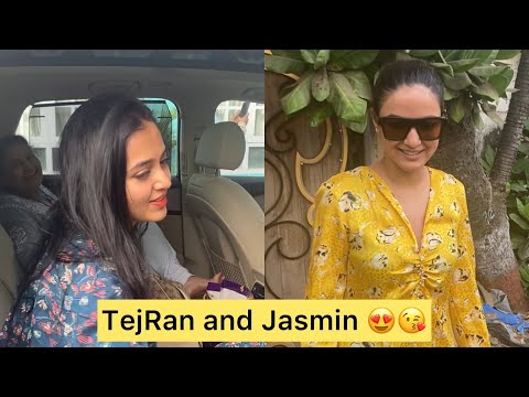 TejRan Pouche Mom Ko Lekar Lunch Karne Aur Jasmin bhasin spa ke bahar mile 😍🥰🤗