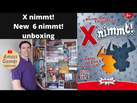 X nimmt! 6 nimmt! new version Wolfgang Kramer Amigo Spiel AmassGames party game 11 nimmt!