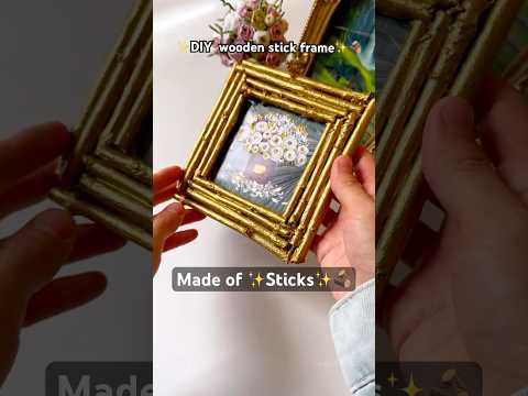 DIY Picture  Frame | making a frame with sticks