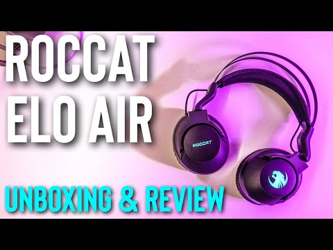 ROCCAT ELO AIR 7.1 Surround Sound Wireless Headset - Unboxing & Review!