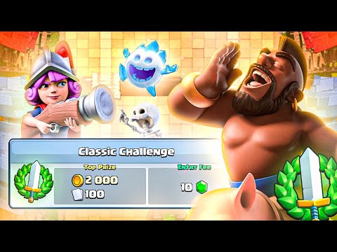 How to win your first classic challenge with 2.6 HOG CYCLE- Clash Royale