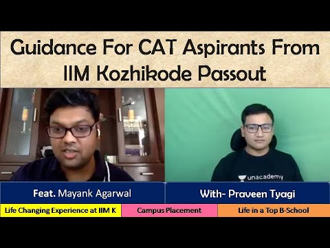 Guidance for CAT Aspirants from IIM Kozhikode Passout