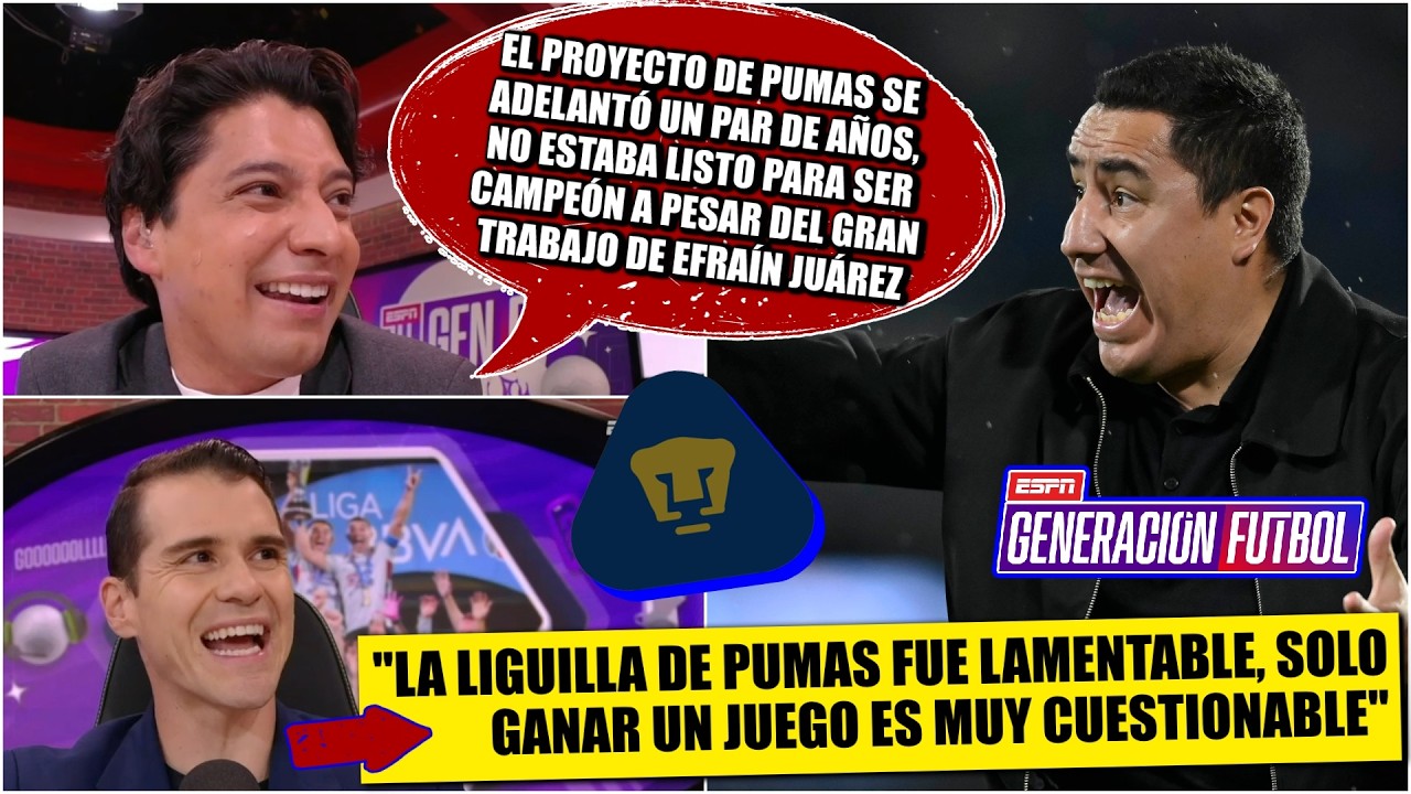 Este PUMAS de EFRAÍN no estaba armado para llegar a final, ni listo para ser CAMPEÓN | Generación F