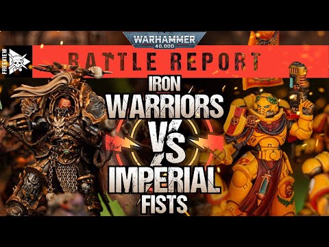 Iron Warriors vs Imperial Fists | Boarding Action Battle Report
