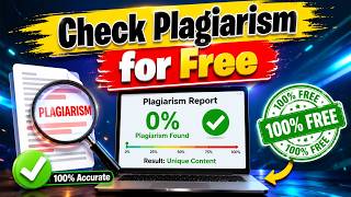 How to Check Plagiarism for Free | Best Free Plagiarism Checker for Students & Researchers