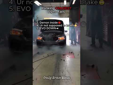 how did that happen?! Ranking CRAZIEST Dyno Fails! #cars #jdm #loud #dyno #fail #crash #smoke