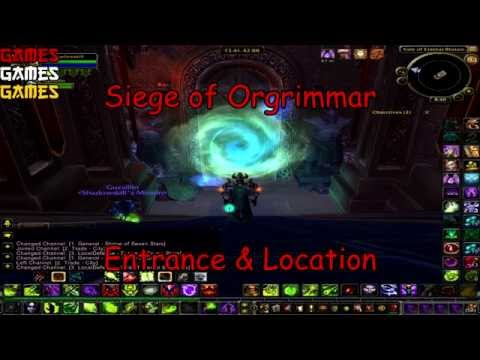 Siege of Orgrimmar Raid Entrance & Location