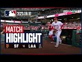 【大谷翔平 2年連続2桁勝利&2桁HR達成!】8.10 ジャイアンツ VS エンゼルス 日本語ハイライト