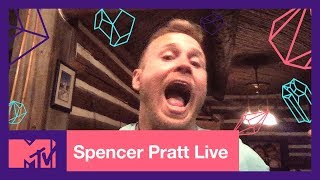 An Amazing Stache, Trap Music, &amp; A Crying Baby 🍼| Spencer Pratt LIVE | MTV