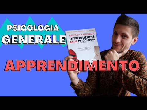 Psicologia generale - Apprendimento