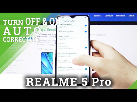 How to Activate Auto Correction in Realme 5 Pro - Predictive Text Feature