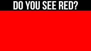 IF YOU SEE RED YOU ARE COLOR BLIND (Test)