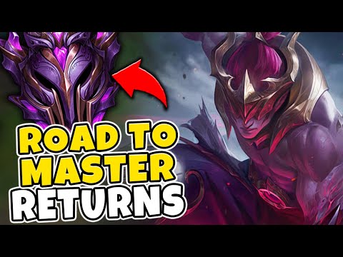 THE ROAD TO MASTER RETURNS | POPPING OFF ON LEE SIN FOR 25 KILLS - League of Legends