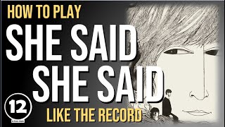 She Said She Said - The Beatles | Guitar Lesson