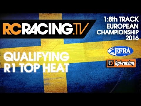 EFRA 1/8th Track Euros 2016 - R1 Top Heat Qualifying