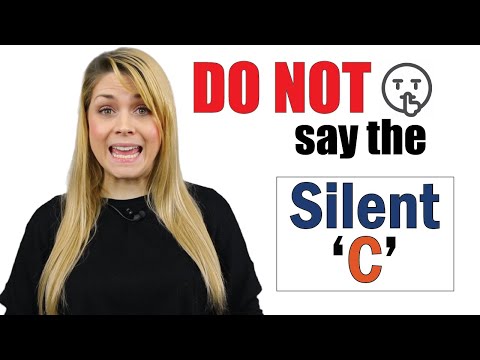 サイレントレターのCを発音しないでください｜英語発音レッスン (Do Not Pronounce the Silent Letter C | English Pronunciation Lesson)