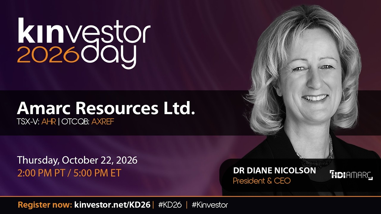 Amarc Resources Presenting at the Kinvestor Day 2026 Virtual Investor Conference