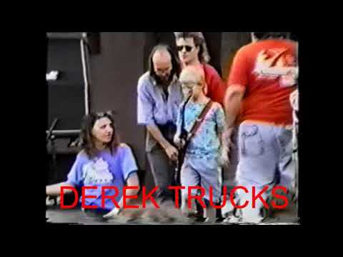 ☆Derek Trucks❣️Young growling slide guitar 1992 🎸  {CROSSROADS}