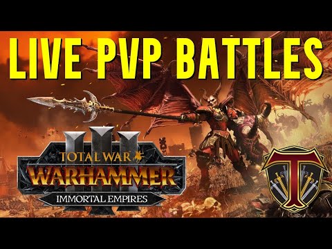 Champions of Chaos | LIVE MULTIPLAYER BATTLES Ft. ALL FACTIONS - Total War Warhammer 3