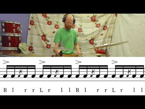 Add a flam to paradiddles... make a groove