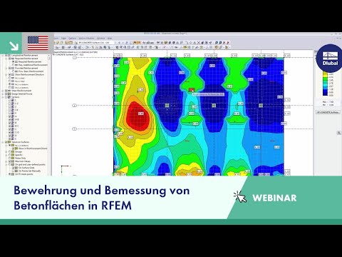 [EN] Bewehrung und Bemessung von Betonflächen in RFEM