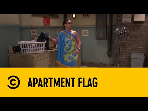 Apartment Flag | The Big Bang Theory | Comedy Central Africa