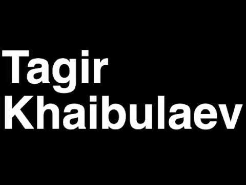 How to Pronounce Tagir Khaibulaev Russia Gold Medal Men's Judo London 2012 Olympics Video