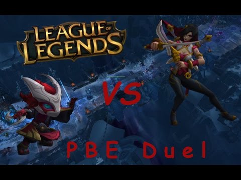 PBE Duel #4 - Blood Moon Kennen vs Katarina