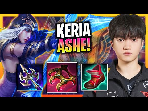 KERIA IS INSANE WITH ASHE! | T1 Keria Plays Ashe Support vs Nautilus!  Season 2024