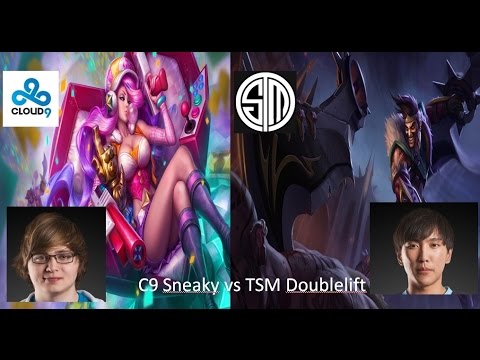 C9 Sneaky ( Miss Fortune ) vs TSM Doublelift (Draven) | SoloQ espectate