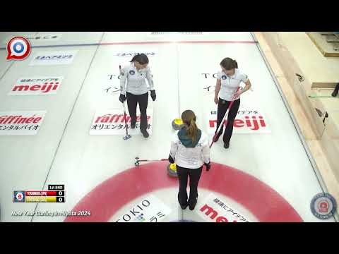 FEATURE Sayaka Yoshimura vs Delaney Strouse  Draw 8  New Year Curling in Miyota 2024