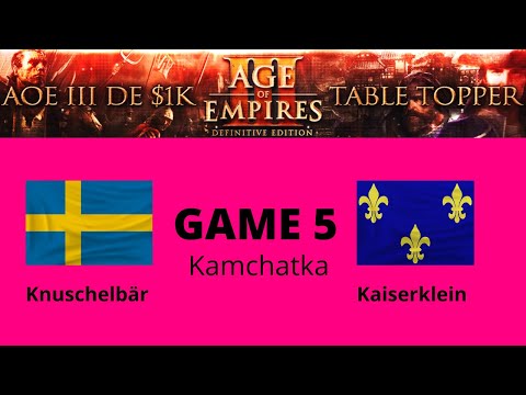 AOE 3 (DE) $1,000 Table Topper: THE FINAL! Game 5 - Knuschelbär vs Kaiserklein
