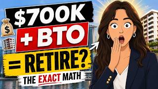 Can You Retire in Singapore on $700K Cash + A Paid-Off BTO (The Exact Math)