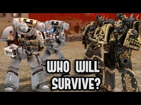 20 Grey Knights vs 100 Chaos Space Marines [WARHAMMER 40,000]