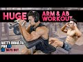 15 DAYS OUT! | HUGE ARM & AB WORKOUT | NATTY ROAD TO PRO EP 15