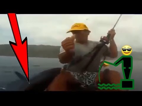 🎣 NEU 🎣  SCHOCK beim Kajak angeln von Angeln & Fischen NEU 🐡 🎣🐠