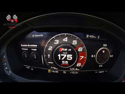 Audi rs4 R ABT 2018 Top Speed And Race Mode