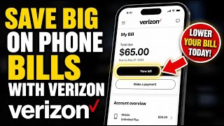 How to Save on Phone Bills with Verizon - Easy Tutorial