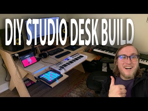 DIY Output Platform Music Studio Desk Build
