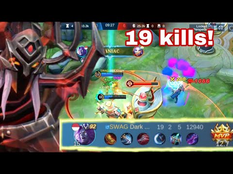 19 kills!! Sidelane moskov late game Monster!! - Full CRITICAL build ~ MLBB
